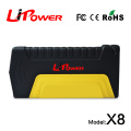 Li-polymer battery portablec emergency car jump starter support jumping start 12V vehicles